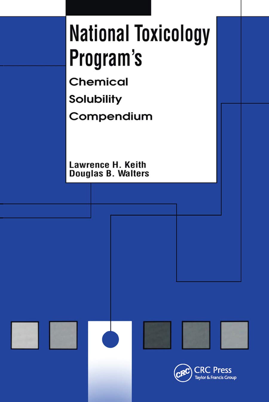 Buy National Toxicology Program's Chemical Solubility Compendium — BookShops.in