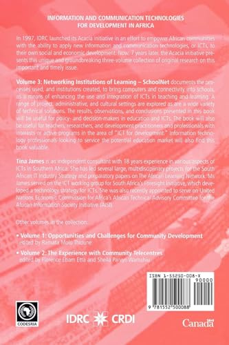 Information and Communication Techonologies for Development in Africa: Networking Institutions of Learning - SchoolNet: v. 3 view 3
