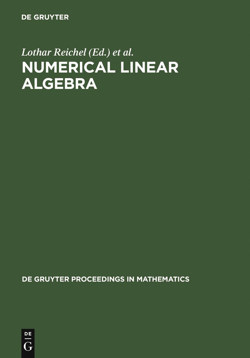 Buy Numerical Linear Algebra: Proceedings of the Conference in N — BookShops.in
