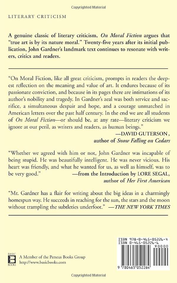 On Moral Fiction – John Gardner – Classic Literary Criticism view 3
