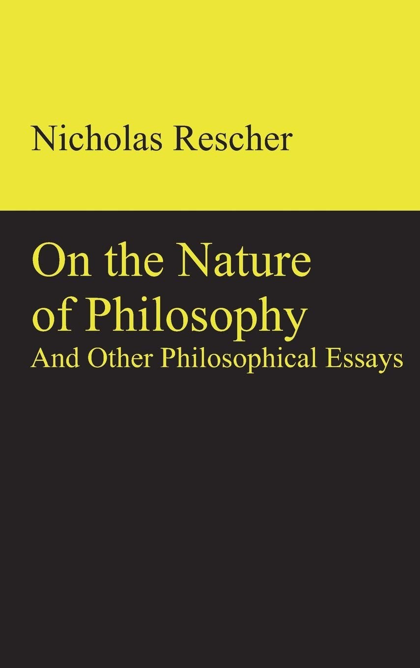 Buy On the Nature of Philosophy and Other Philosophical Essays (English, Nicholas Rescher) — BookShops.in