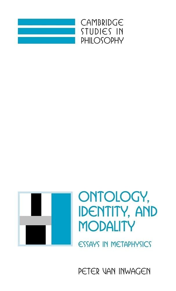Buy Ontology, Identity, and Modality (English, Peter Van Inwagen | Ernest Sosa | Jonathan Dancy) — BookShops.in