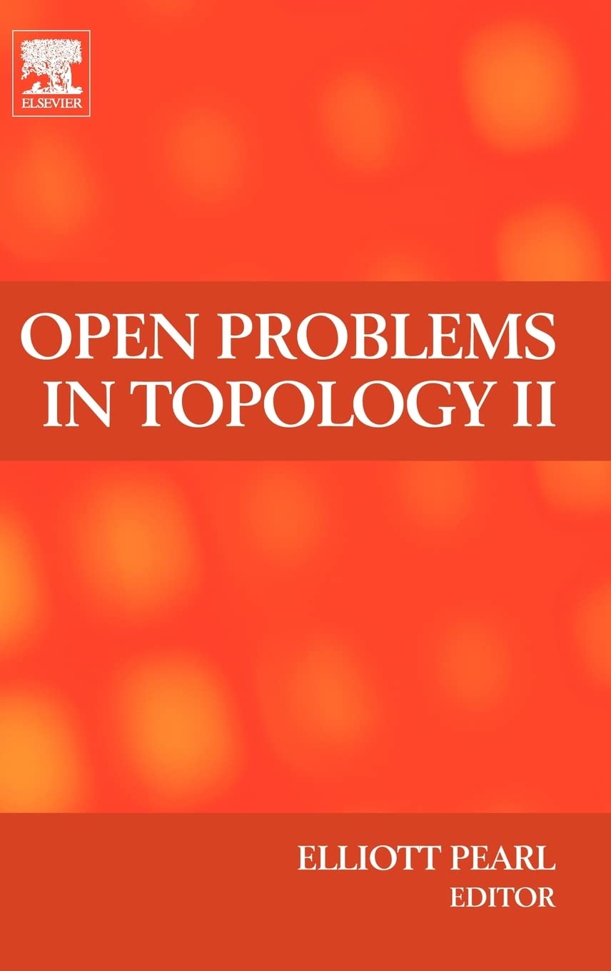Buy Open Problems in Topology II by Elliott M. Pearl — BookShops.in