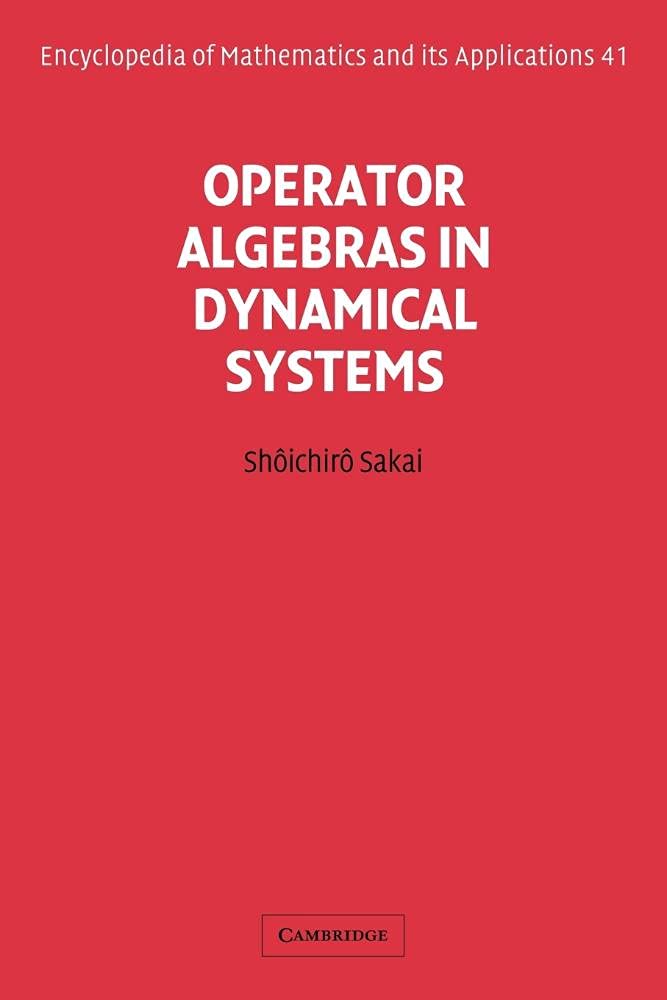 Buy Operator Algebras in Dynamical Systems by Sakai — BookShops.in