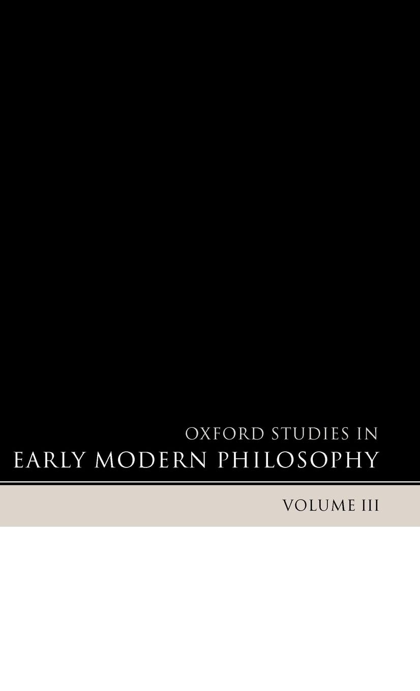 Buy Oxford Studies in Early Modern Philosophy (English, Daniel Garber | Steven M. Nadler) — BookShops.in