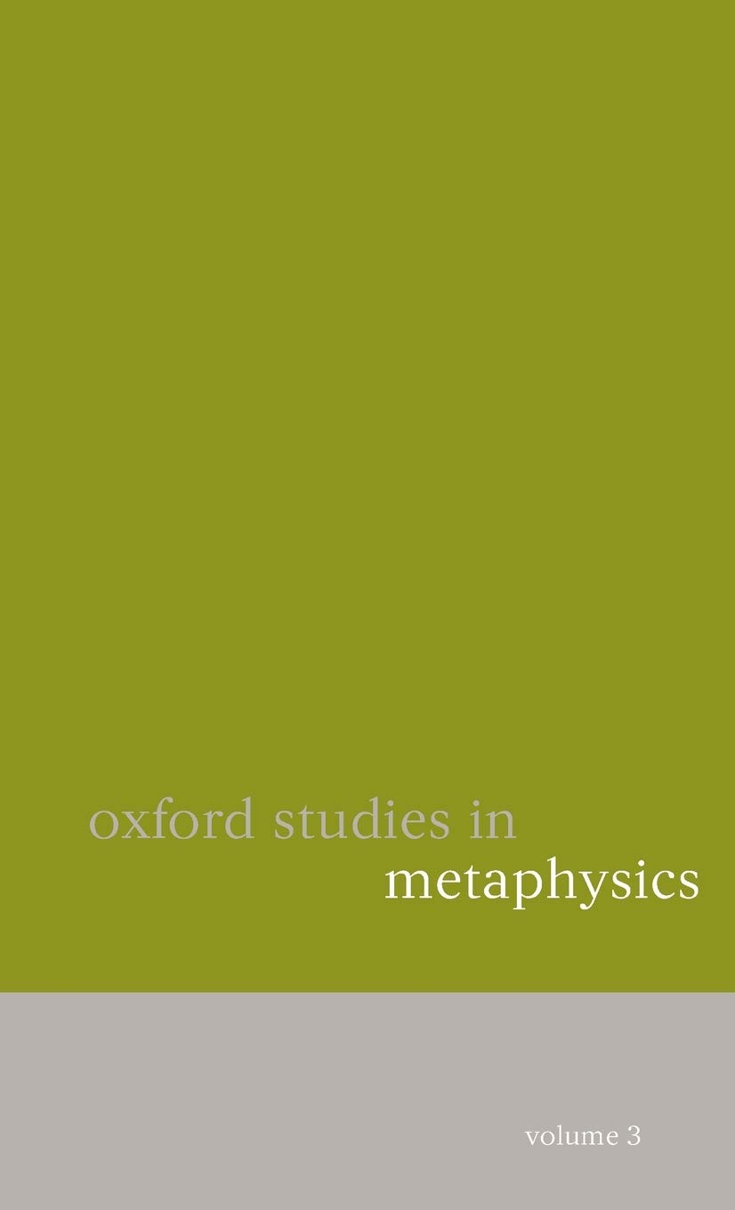 Buy Oxford Studies in Metaphysics by Dean W. Zimmerman — BookShops.in