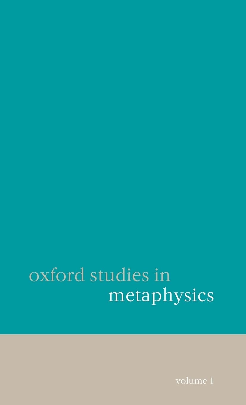Buy Oxford Studies in Metaphysics by Dean W. Zimmerman — BookShops.in