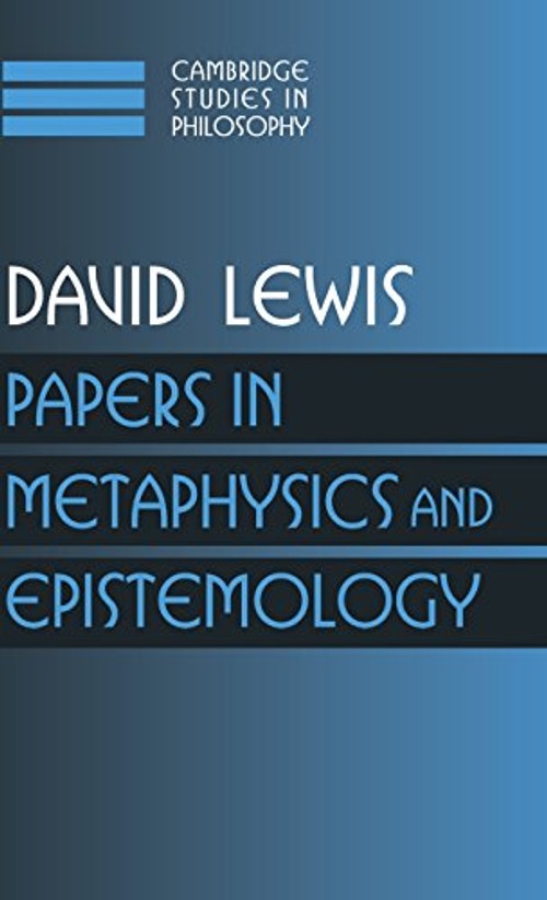 Papers in Metaphysics and Epistemology – David Lewis Cambridge University Press view 2