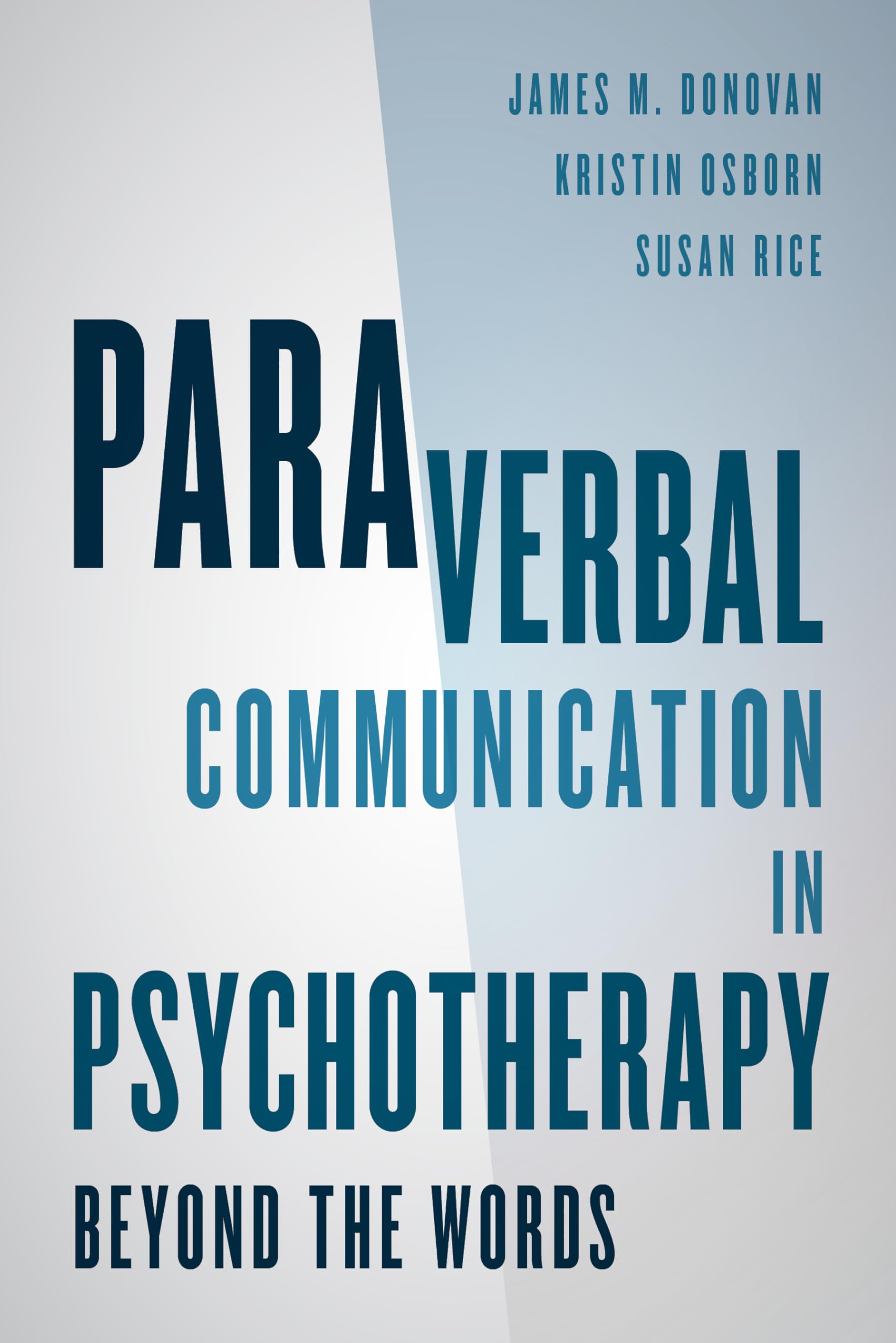 Buy Paraverbal Communication in Psychotherapy: Beyond the Words — BookShops.in