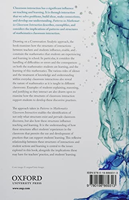 Patterns in Mathematics Classroom Interaction: A Conversation Analytic Approach view 3