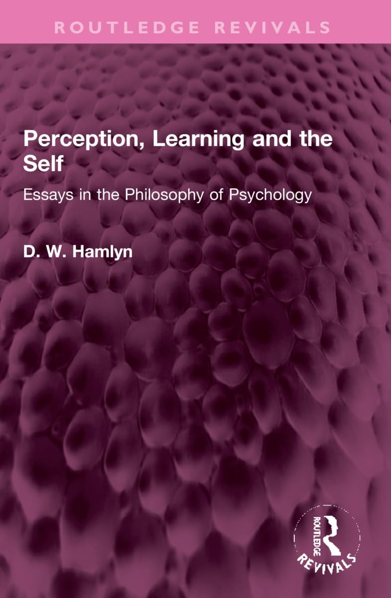 Buy Perception, Learning and the Self (English, D. W. Hamlyn) — BookShops.in