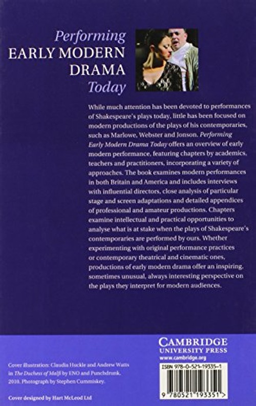 Performing Early Modern Drama Today – Pascale Aebischer view 3