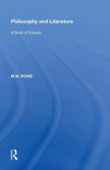 Buy Philosophy and Literature: A Book of Essays — BookShops.in