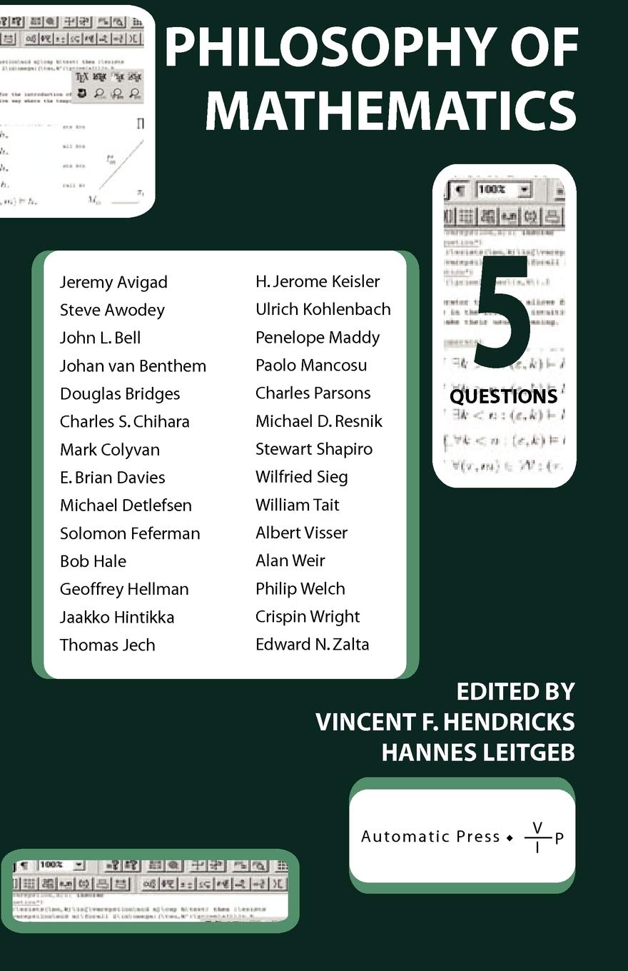 Buy Philosophy of Mathematics: 5 Questions — BookShops.in