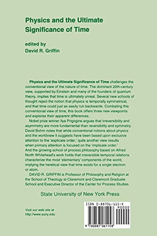 Physics and the Ultimate Significance of Time: Bohm, Prigogine and Process Philosophy view 3