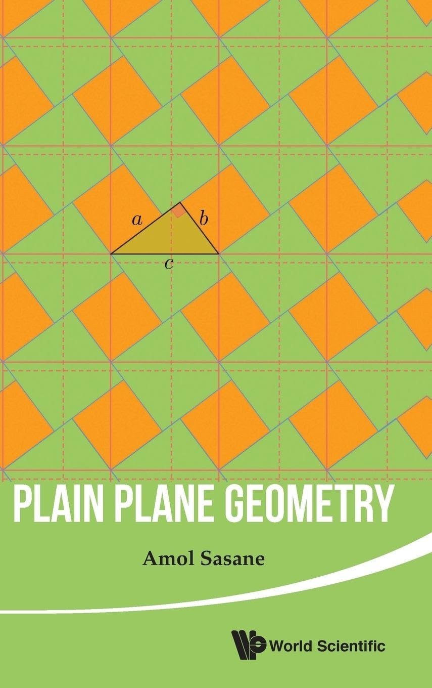 Buy Plain Plane Geometry by Amol Sasane – Math Textbook — BookShops.in
