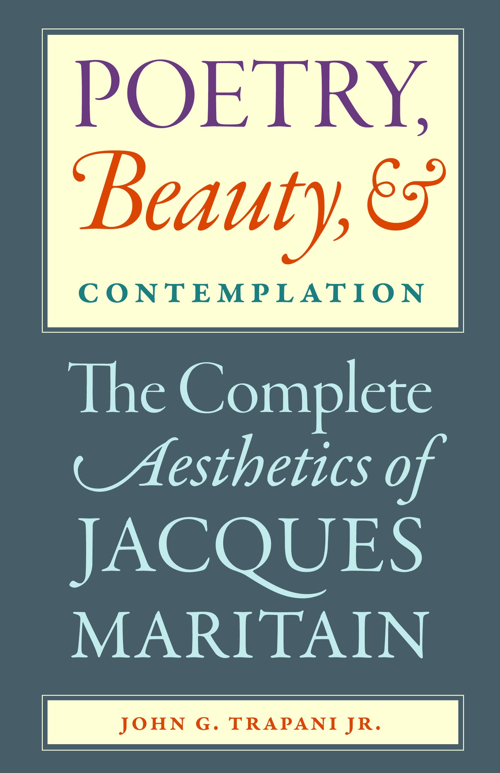 Buy Poetry, Beauty and Contemplation by Trapani John G. — BookShops.in