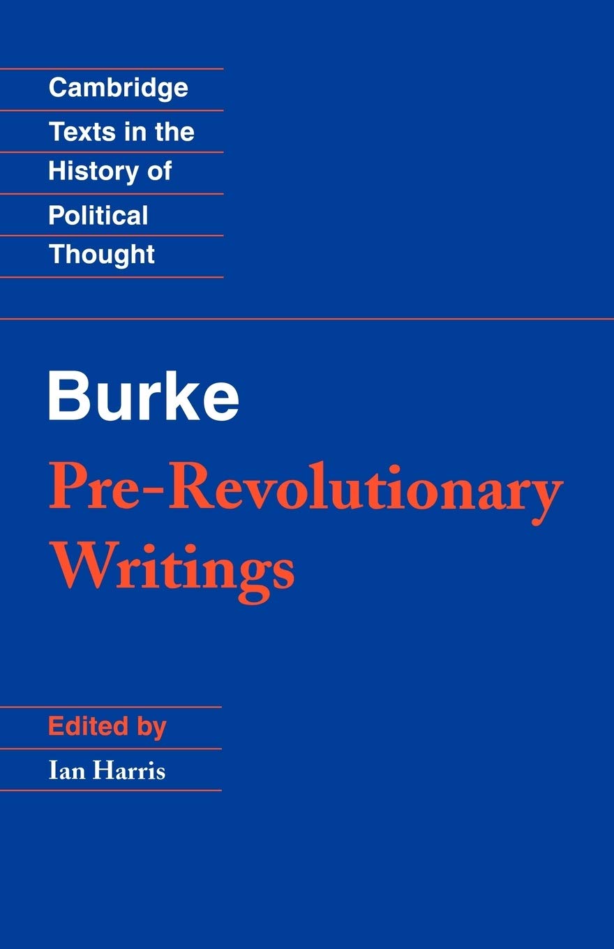 Buy Pre-Revolutionary Writings by Edmund Burke — BookShops.in