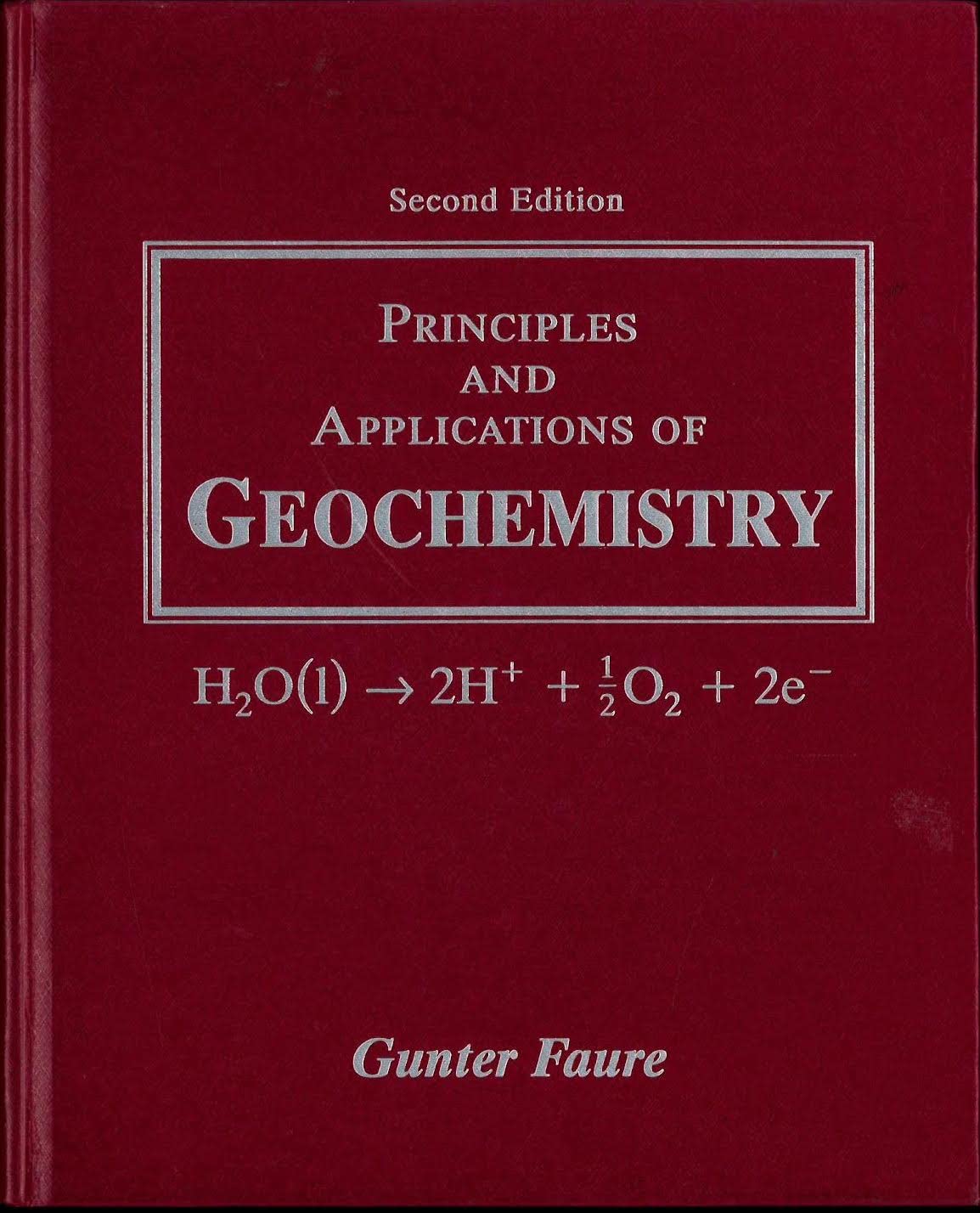 Buy Principles and Applications of Geochemistry by Gunter Faure — BookShops.in