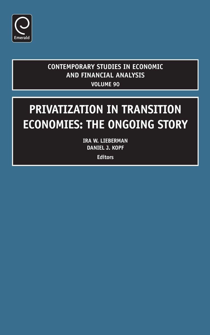 Buy Privatization in Transition Economies by Ira W. Lieberman — BookShops.in