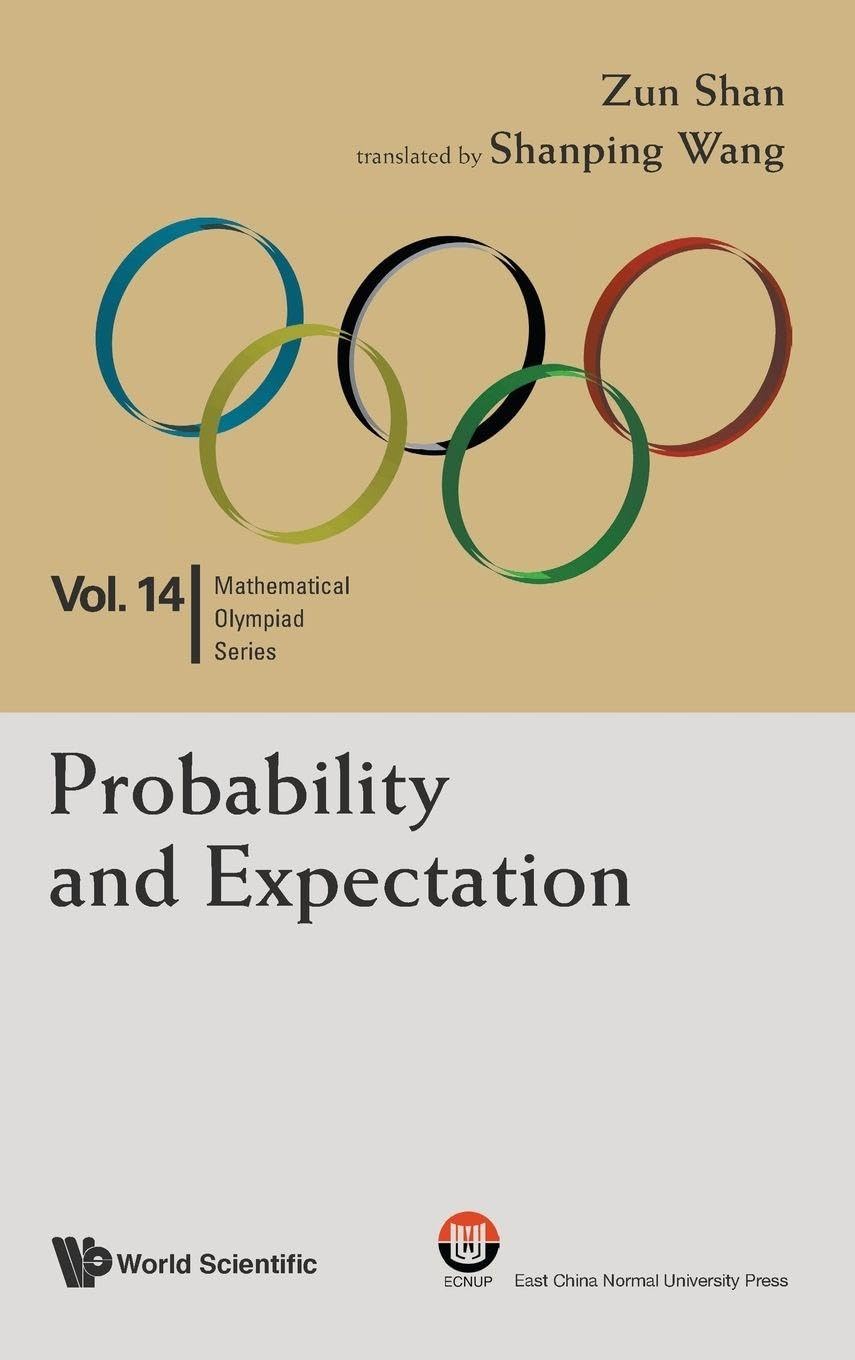 Buy Probability and Expectation by Zun Shan – Olympiad Math — BookShops.in