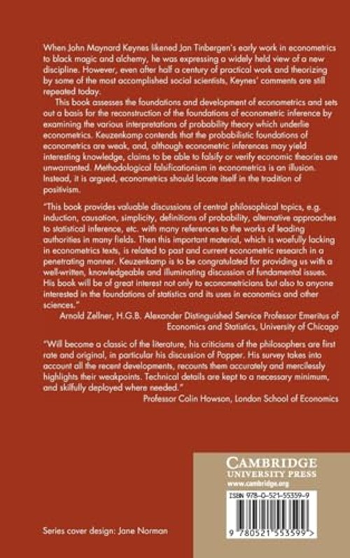 Probability, Econometrics and Truth: The Methodology of Econometrics – Hugo A. Keuzenkamp view 3
