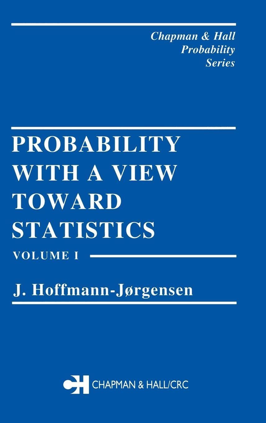 Buy Probability With a View Towards Statistics by Hoffman-Jorgen — BookShops.in