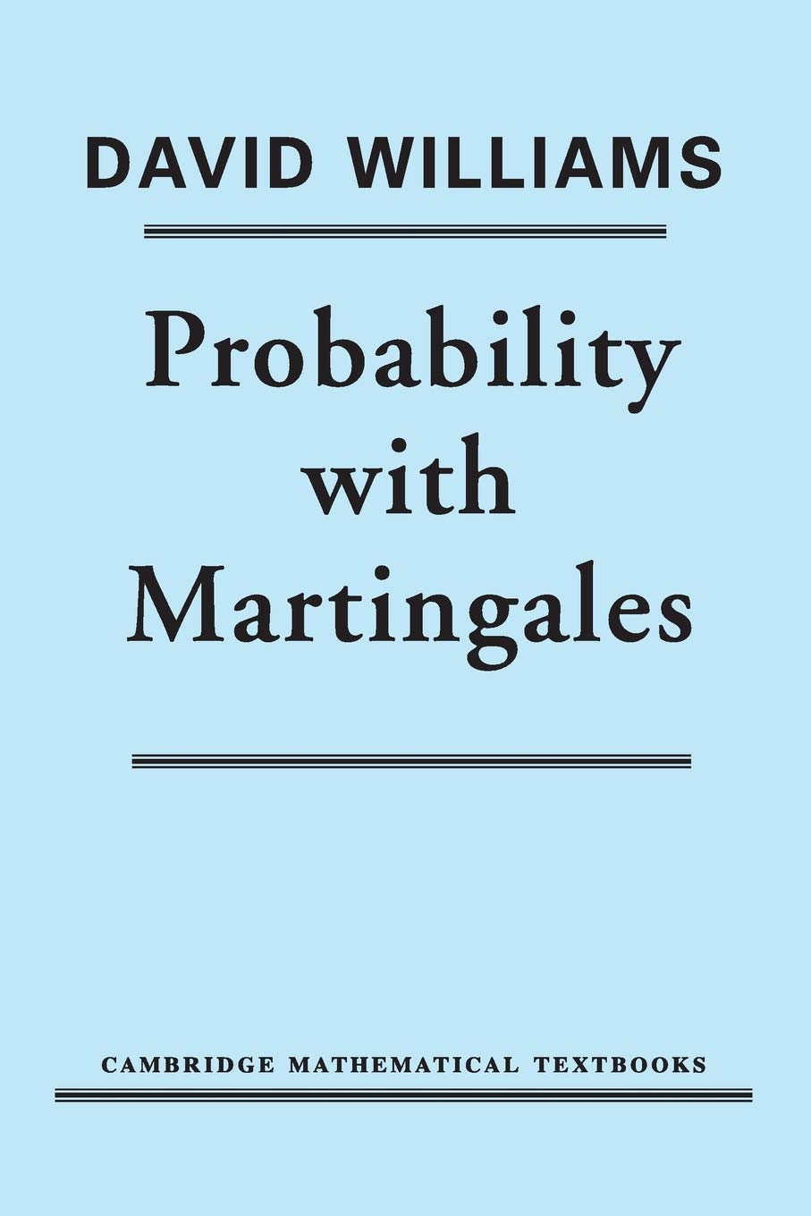 Buy Probability with Martingales by David Williams — BookShops.in