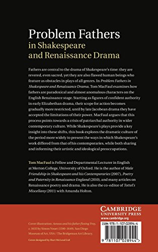 Problem Fathers in Shakespeare and Renaissance Drama view 3