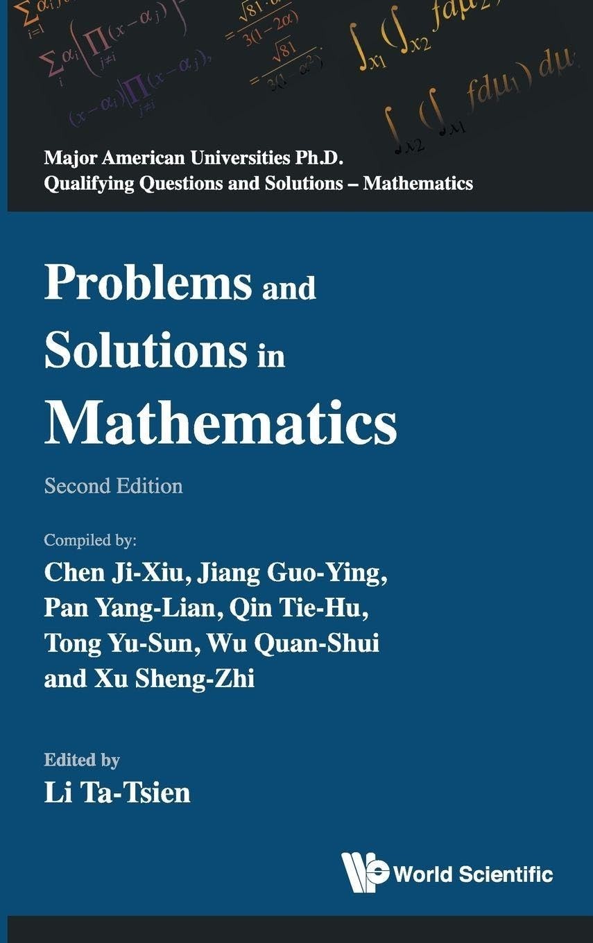 Buy Problems and Solutions in Mathematics by Tatsien Li — BookShops.in