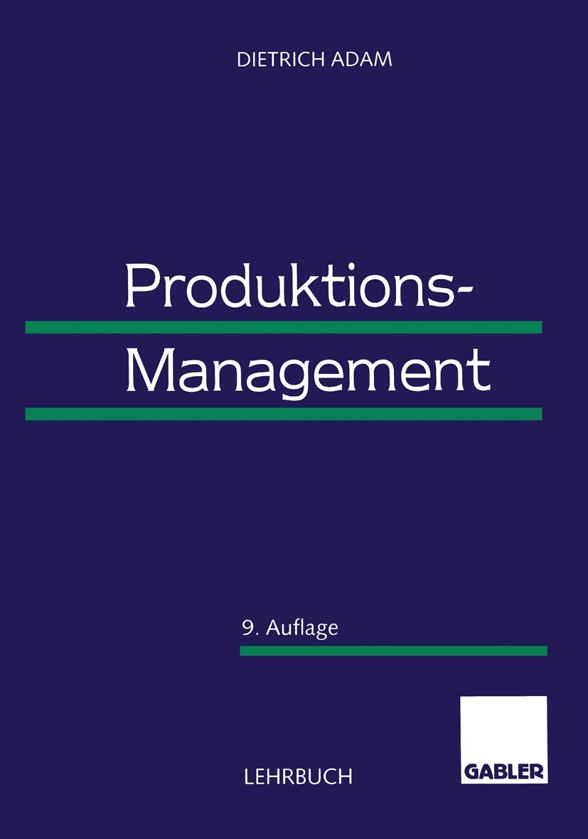 Buy Produktions-Management by Dietrich Adam – German Textbook — BookShops.in