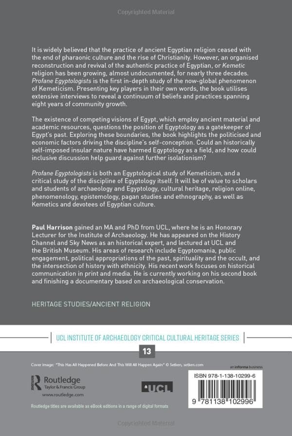 Profane Egyptologists: The Modern Revival of Ancient Egyptian Religion – Paul Harrison view 3