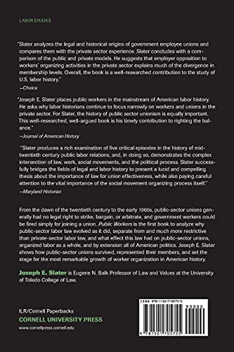 Public Workers: Government Employee Unions, the Law, and the State, 1900–1962 view 3