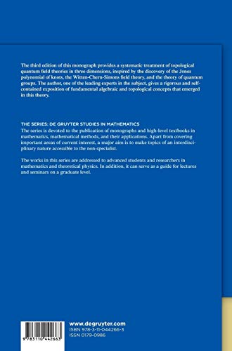 Quantum Invariants of Knots and 3-Manifolds: 18 (De Gruyter Studies in Mathematics, 18) view 3