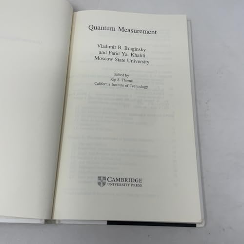 Quantum Measurement – Vladimir B. Braginsky view 4