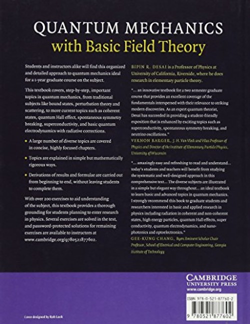 Quantum Mechanics with Field Theory by Bipin R. Desai view 3
