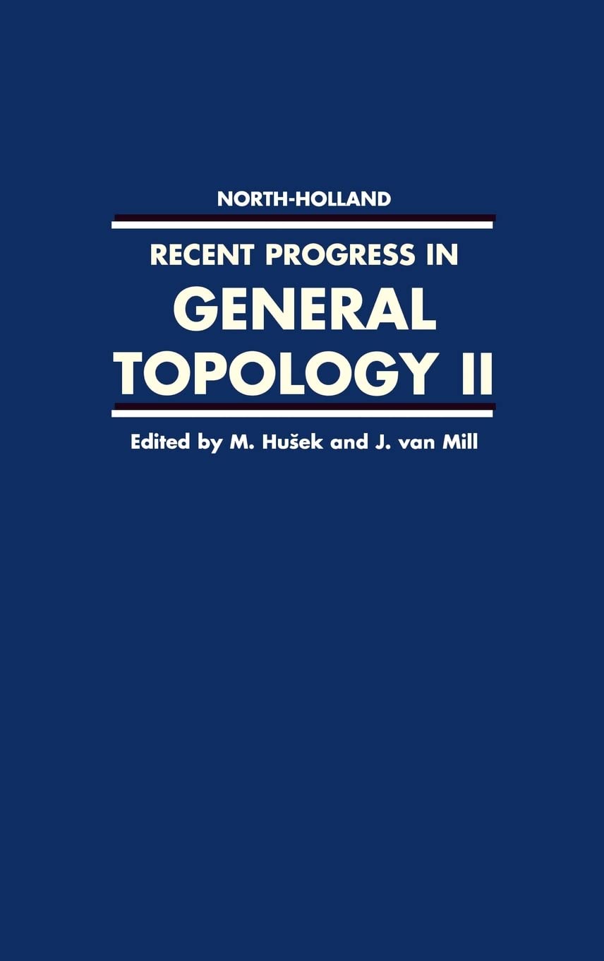 Buy Recent Progress in General Topology II by M. Husek — BookShops.in