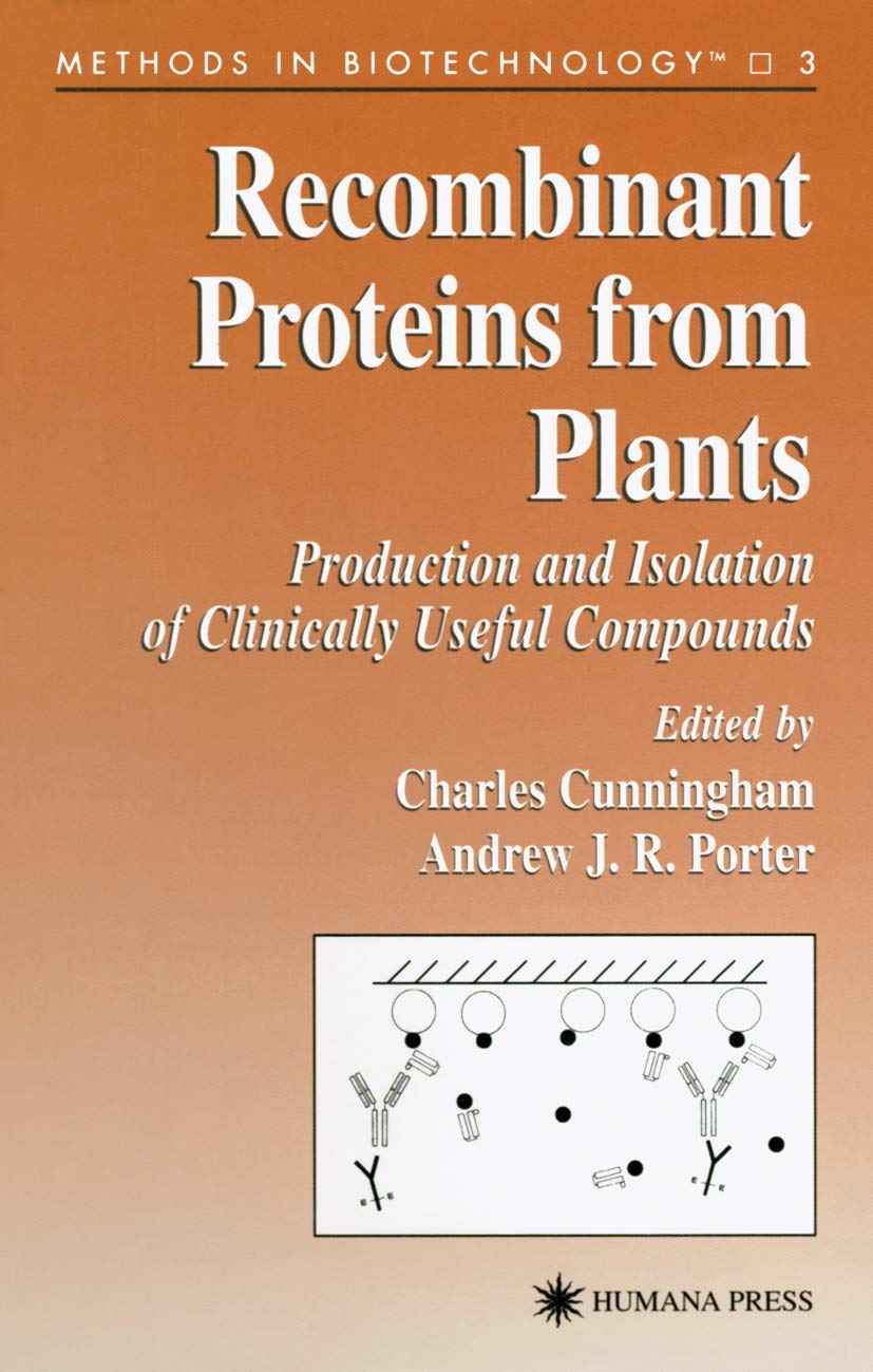 Buy RECOMBINANT PROTEINS FROM PLANTS ( METHODS IN BIOTECHNOLOGY, VOLUME 3) — BookShops.in