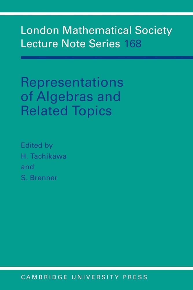 Buy Representations of Algebras by Sheila Brenner — BookShops.in