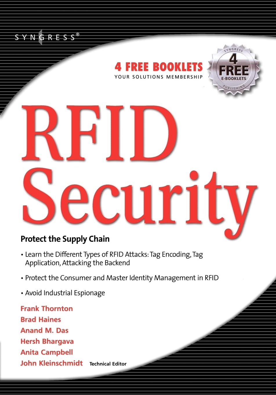 Buy RFID Security by Frank Thornton – Tech Guide — BookShops.in
