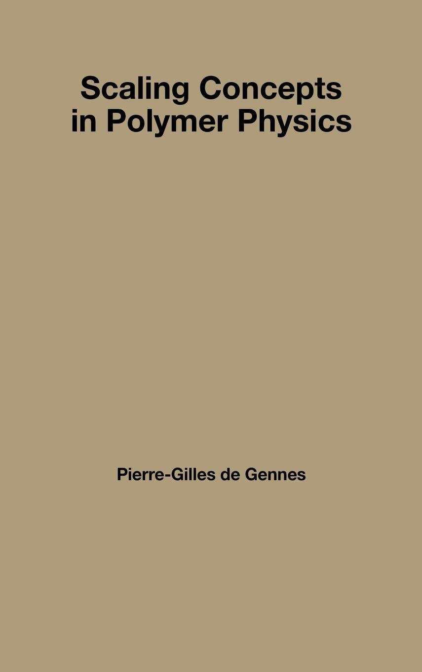 Buy Scaling Concepts in Polymer Physics by de Gennes — BookShops.in