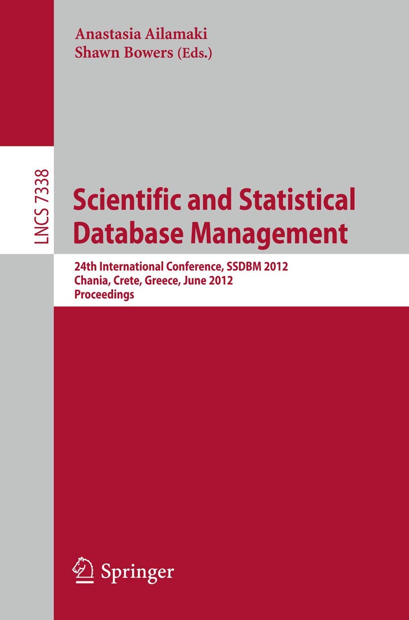 Buy Scientific and Statistical Database Management: 24th Interna — BookShops.in