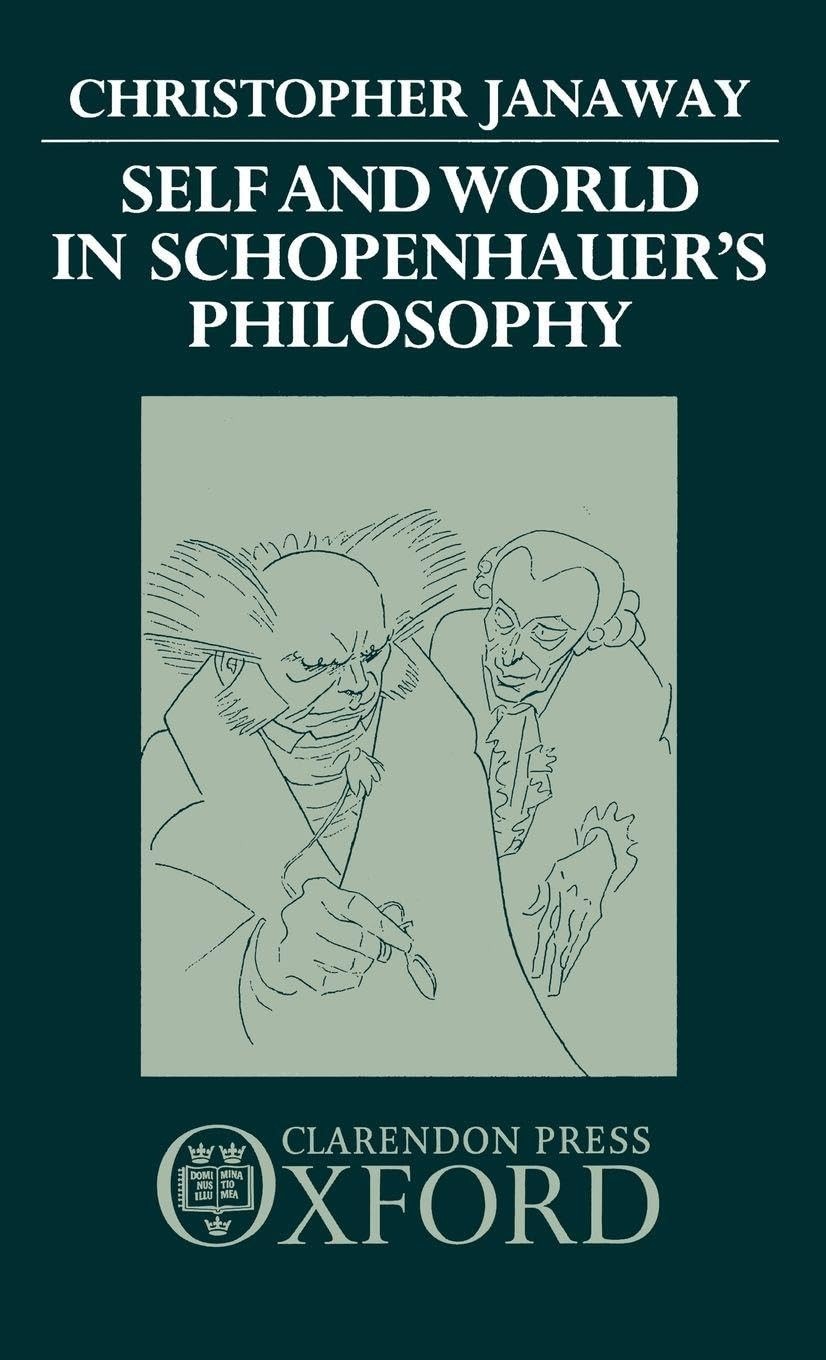 Buy Self and World in Schopenhauer by Janaway — BookShops.in