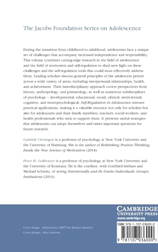 Self-Regulation in Adolescence (The Jacobs Foundation Series on Adolescence) view 3