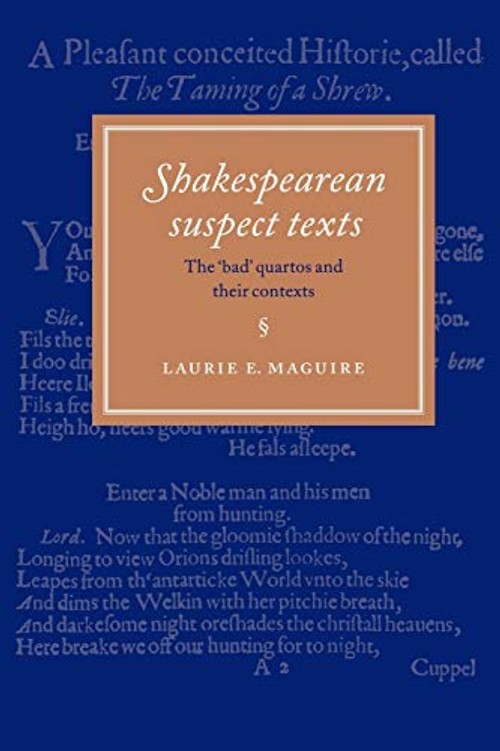Shakespearean Suspect Texts – Laurie E. Maguire – Cambridge University Press view 2