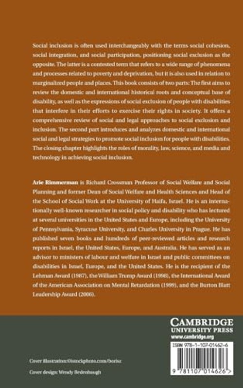 Social Inclusion of People with Disabilities – Arie Rimmerman view 3