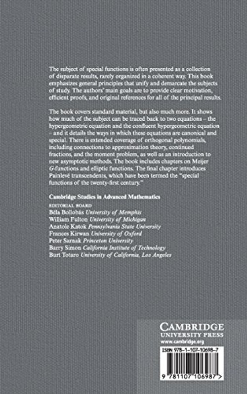 Special Functions and Orthogonal Polynomials by Richard Beals – Hardcover Edition view 3