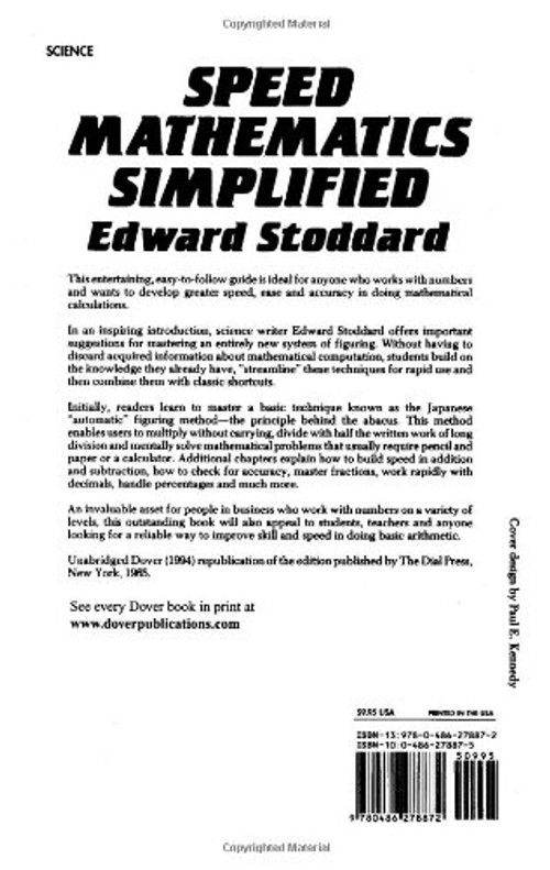 Speed Mathematics Simplified – Edward Stoddard view 3