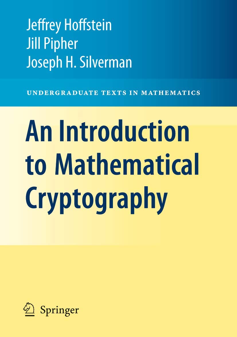 Buy An Introduction to Mathematical Cryptography by Hoffstein — BookShops.in
