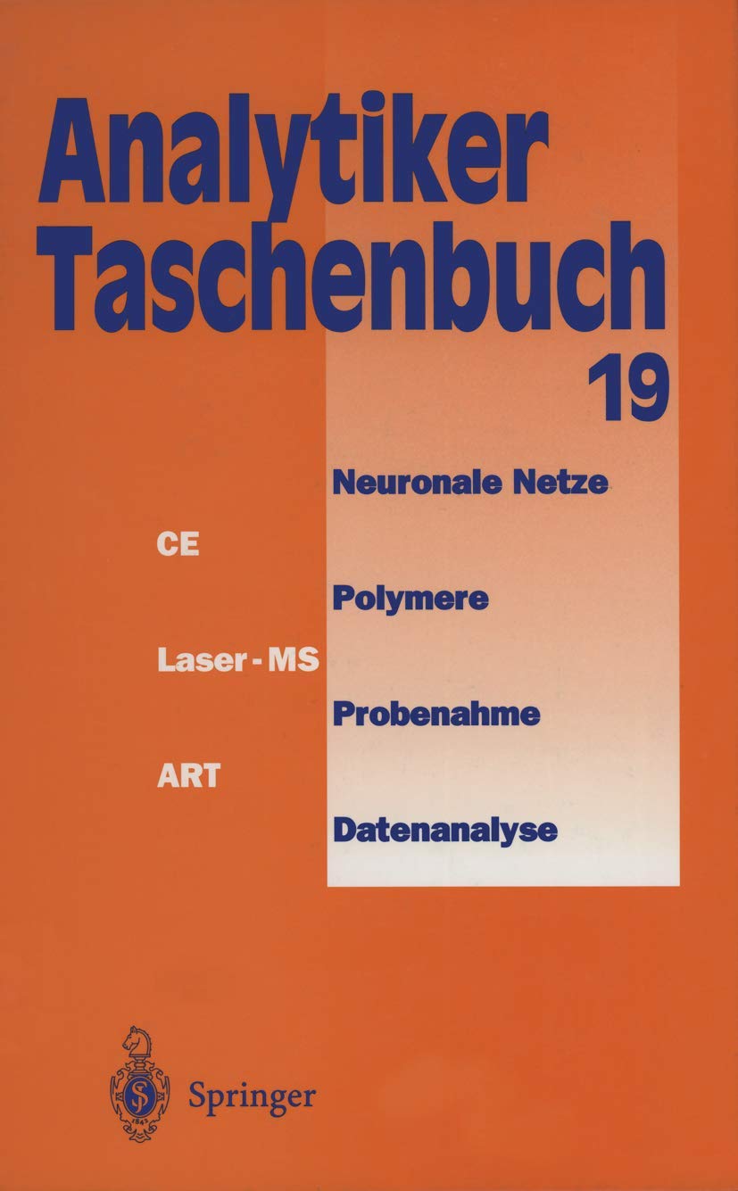 Buy Analytiker-Taschenbuch: 19 by Helmut Günzler | A. Müfit Baha — BookShops.in